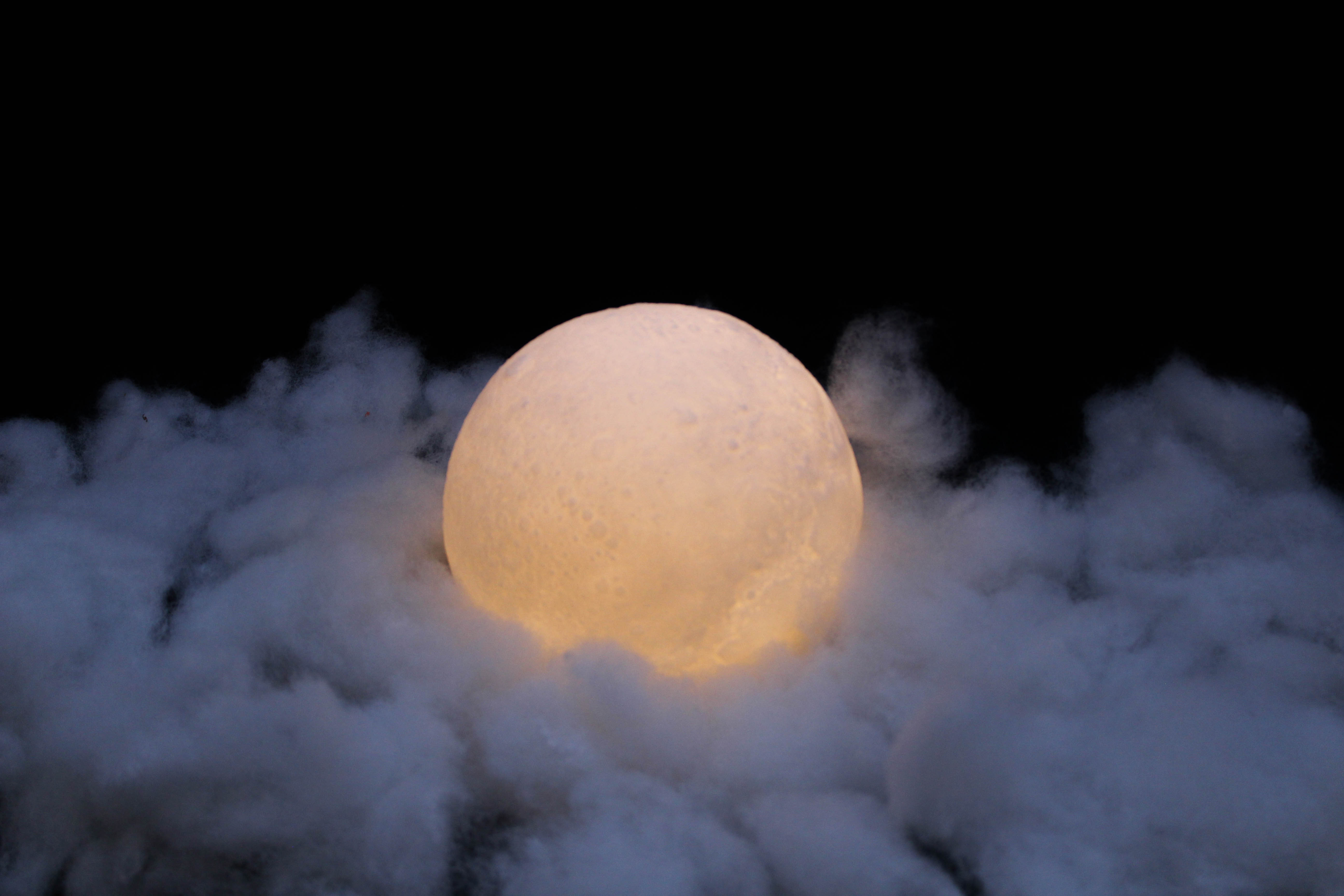 Moon in clouds
