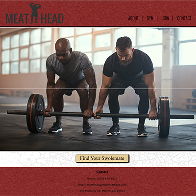 gym website tumbnail